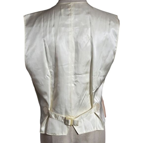 Liz Claiborne Pink & White Striped Tailored Vest - Picture 4 of 10